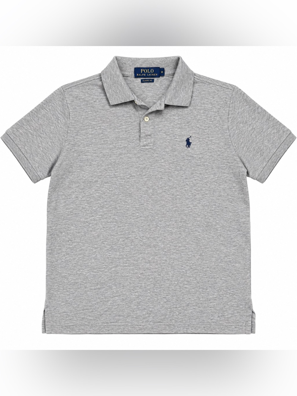 Polo by Ralph Lauren Grey Heather Polo with Navy Pony
